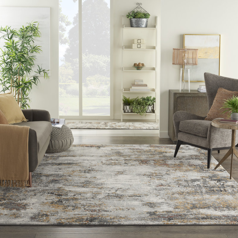 Abstract Indoor Rug, Rectangle 9' x 12'