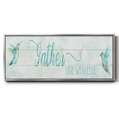 «Gather Here», toile encadrée