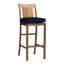 Croquet 24.5" Patio Bar Stool with Cushion-2129122556-2129069838-2129069235