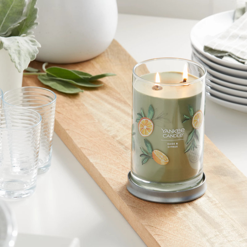 Signature Sage & Citrus Scented Tumbler Candle, Large