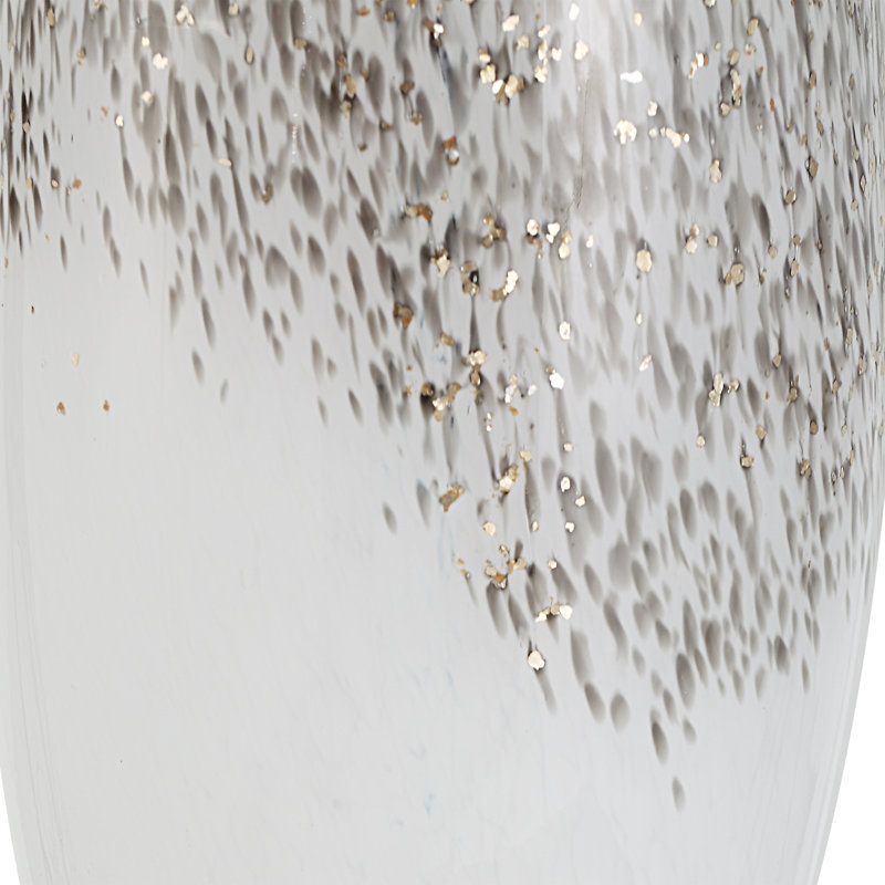 Lampe de table blanche et argentée Akshaye