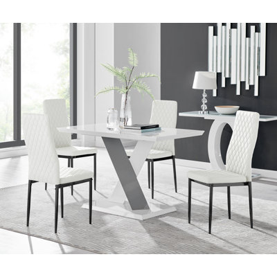 Eubanks 4 - Person Dining Set