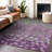 Machine Washable Indoor/Outdoor Xhevrie Purple Rug-271967375