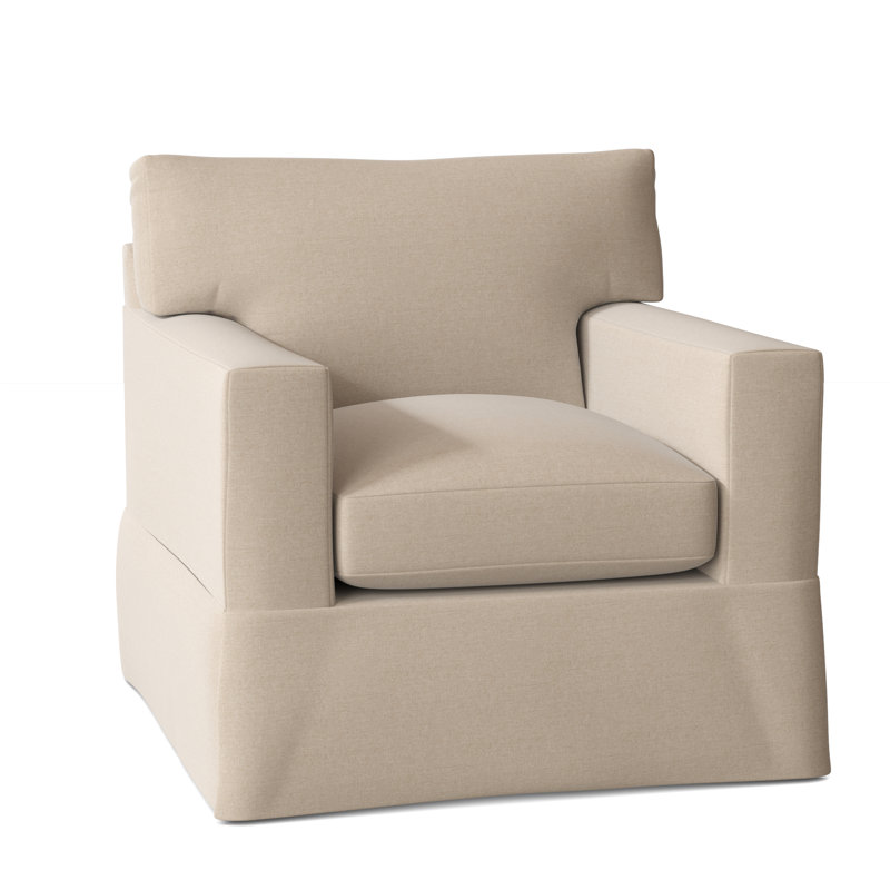 Fauteuil à housse large 37 po McCall, Lin Crafty