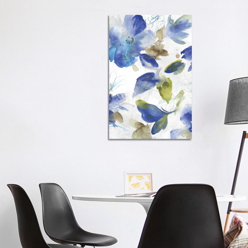 Beryl Botanicals I by Asia Jensen - Wrapped Canvas Painting, 66.04 cm H x 45.72 cm W x 3.175 cm D