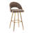 Resme 30" Fixed-Height Upholstered Bar Stools with Metal Legs & Square Footrest-336667809-336667808