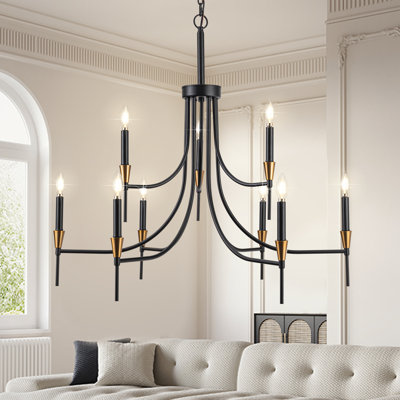 Naydene 9 - Light Dimmable Classic / Traditional Chandelier