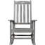 Chaise berçante de patio en bois avec assise large et dossier haut-1280313366