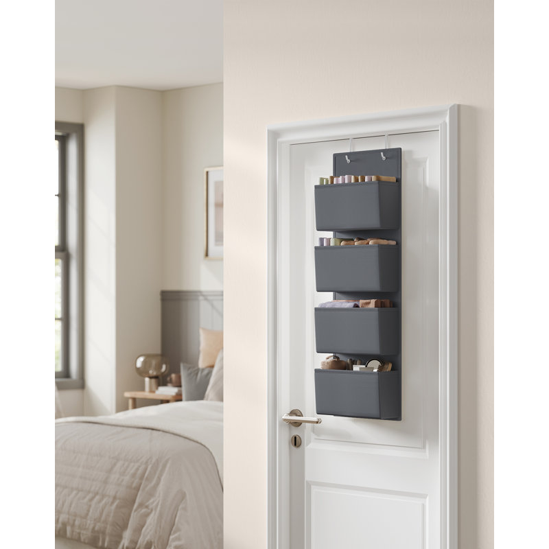 33.5x12x100cm Fabric Hanging Organiser, Grey