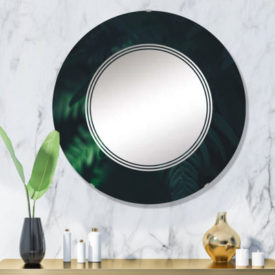 Miroir de salle de bain mural rond
