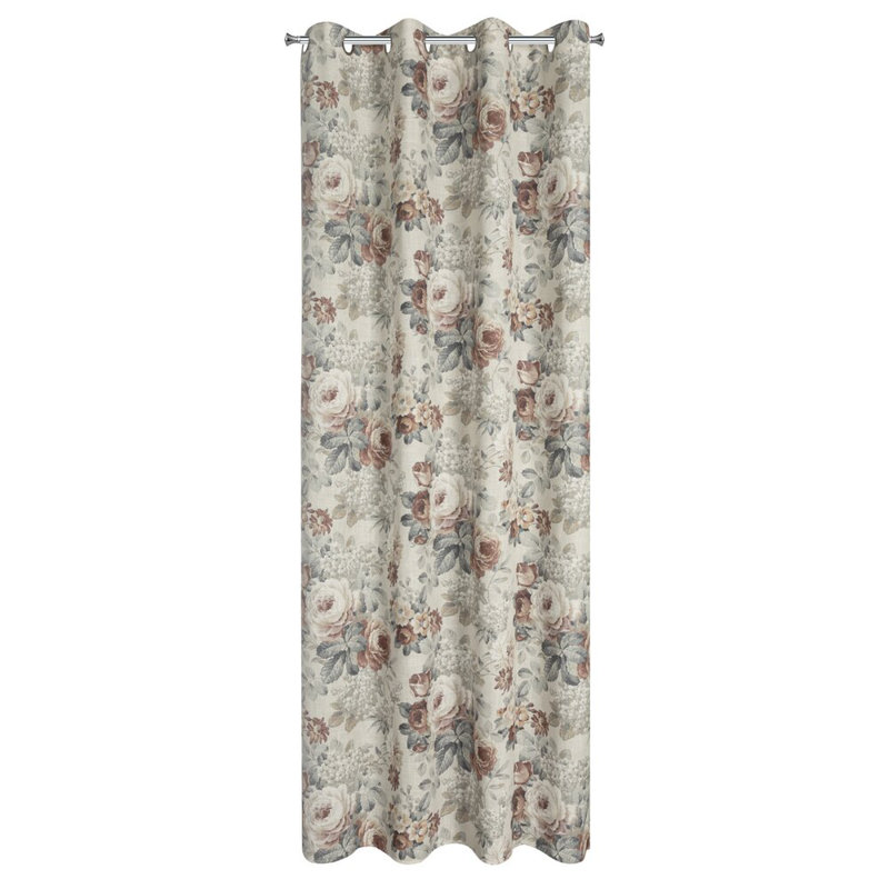 Gwendolyn Semi Sheer Curtain Single Panel