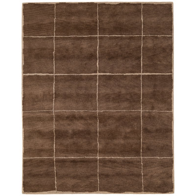 Tapis d'intérieur en laine touffeté à la main Merritt