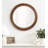 Larina Solid Wood Round Mirror-1905078517