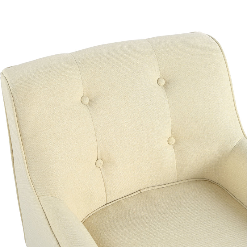 Chaises décoratives confortables, chaise capitonnée moderne en bois de polyester pour la maison