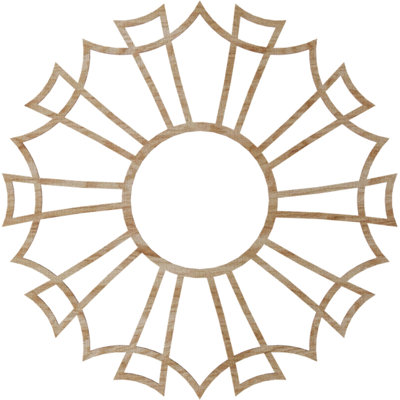 Médaillon de plafond en bois Augustus