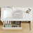 Modern cream style simple bathroom cabinet