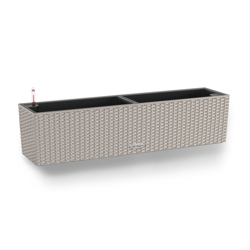 Balconera Window Box Planter, 19 cm H x 79 cm W x 19 cm D, Sand Brown