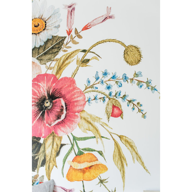 Floral Wallpaper, Pre-Pasted