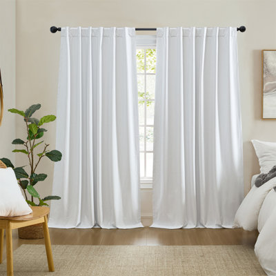 Bigelow Max-Blackout Solid Texture Window Curtain Panel