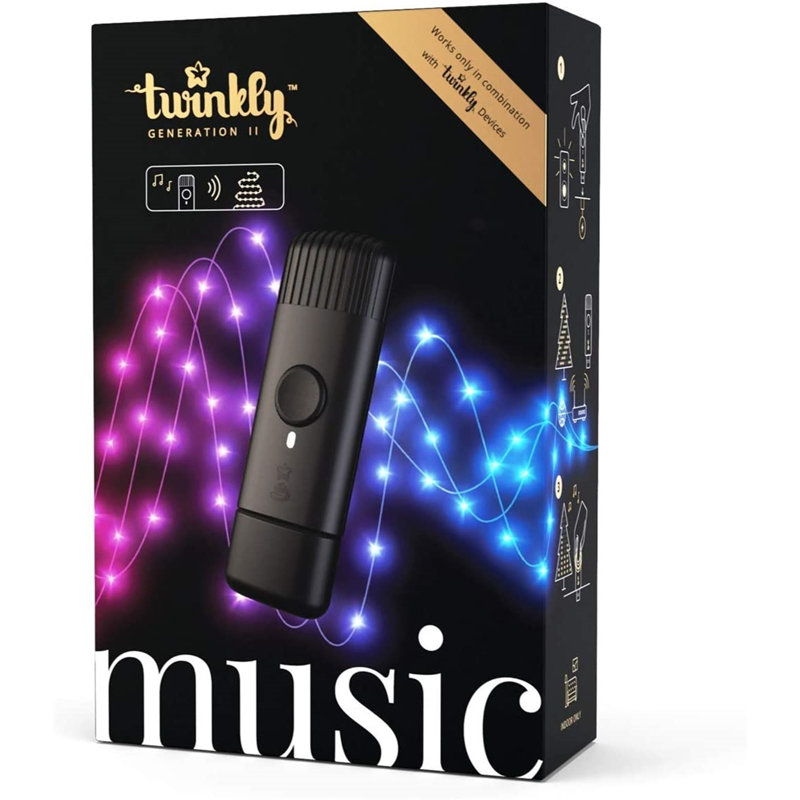Twinkly Music USB Bluetooth Wi-Fi Music Syncing Device for Twinkly Gen II Lights