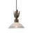 Rustic Lodge 1 - Light Rust Single Pendant