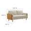 Kellan Performance Velvet Sofa In Walnut Alabaster-105770601-105770603-105770606