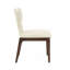 Ensemble de chaises d'appoint en chenille et rembourrées, siège rembourré confortable avec structure en bois durable pour des espaces de repas et de vie élégants-133340679-133340678