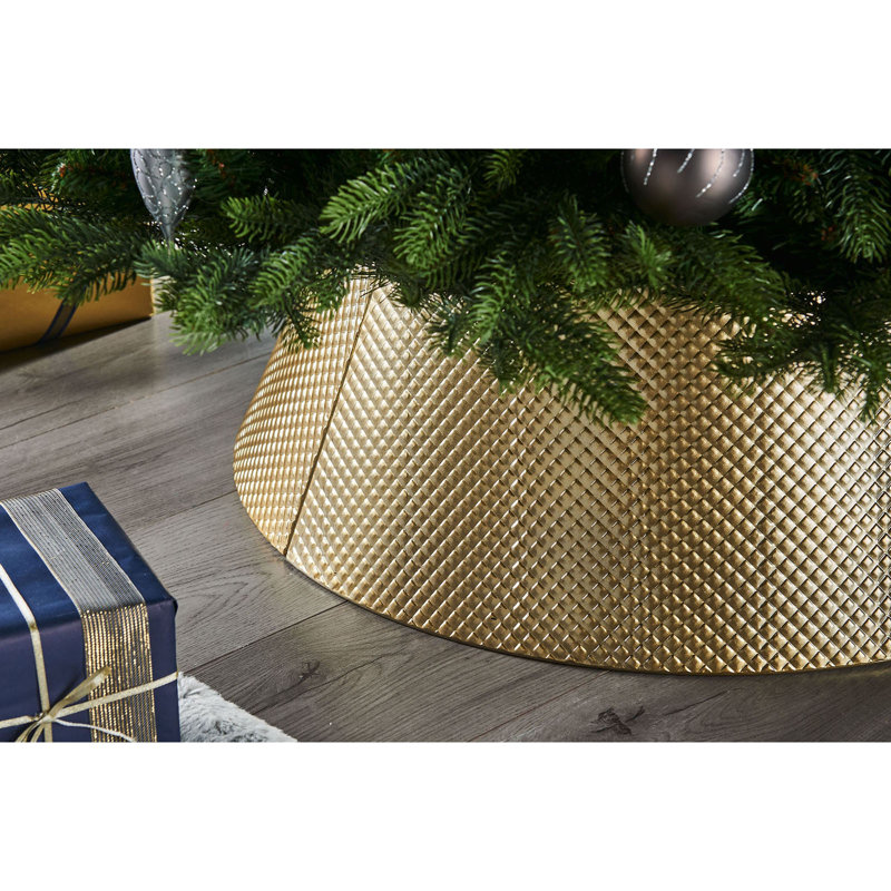 Demelza Metal Tree Collar, Gold