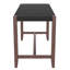 Ensemble de salle à manger 5 pièces à hauteur de comptoir Mid-Century avec table en faux marbre et chaises rembourrées, idéal pour les espaces compacts-551474680-551474685