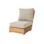 Arrihanna Outdoor Teak Armless Lounge Chair-548080248