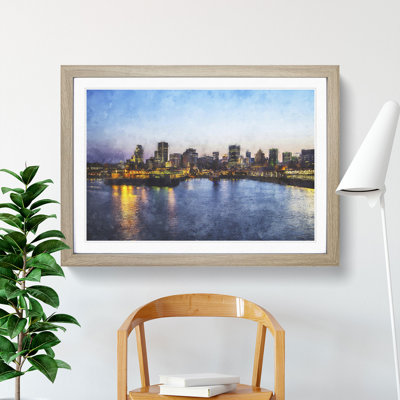 Montreal Skyline Vol.1 - Picture Frame Graphic Art