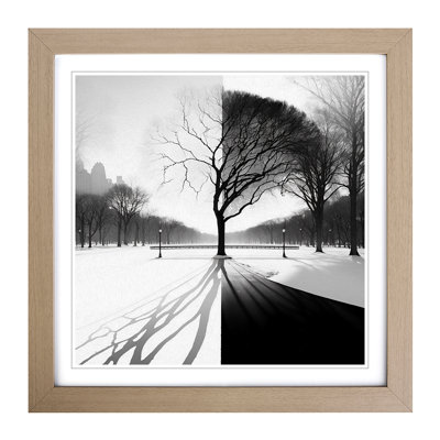 Central Park Minimalism No.1 - Framed Print