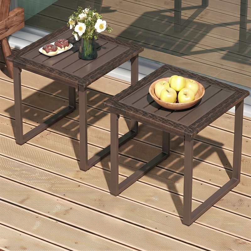 Arusha Rattan Coffee Table, Brown