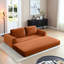 Canapé-lit rembourré 82 po avec 2 coussins en velours côtelé rembourré Corduroy - aucun assemblage requis-123034473-128842265