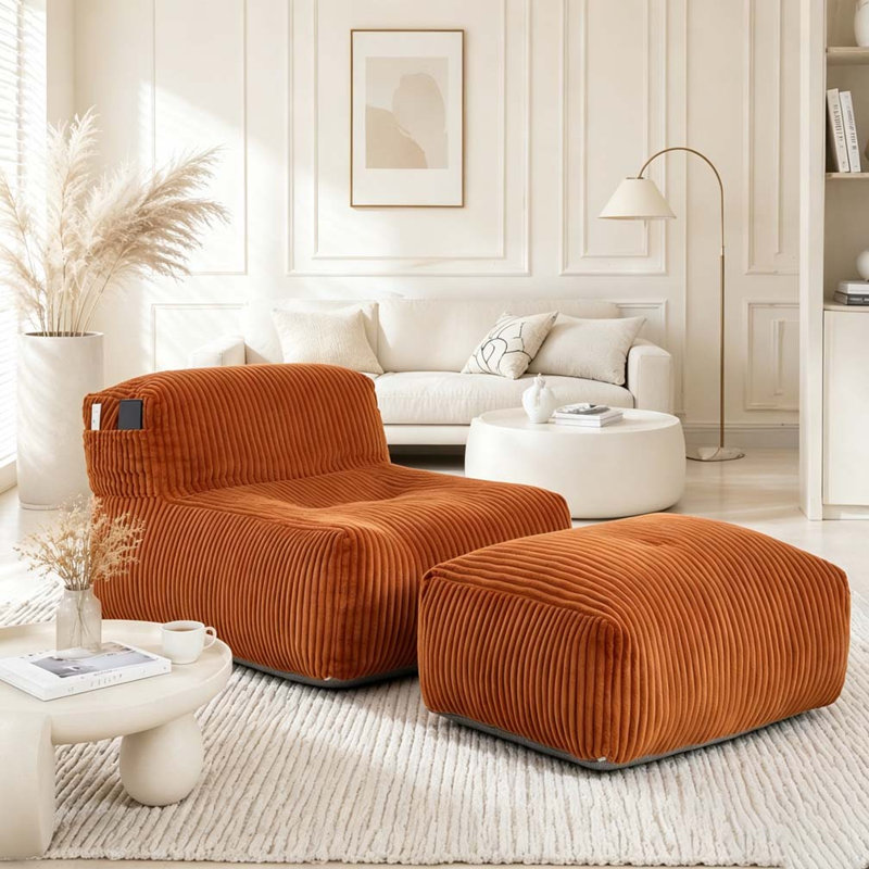 Fauteuil à billes Big, Orange