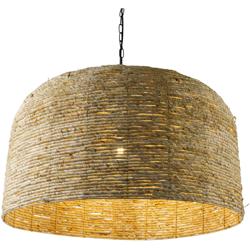 Burnice 1 - Light Black Dome Pendant