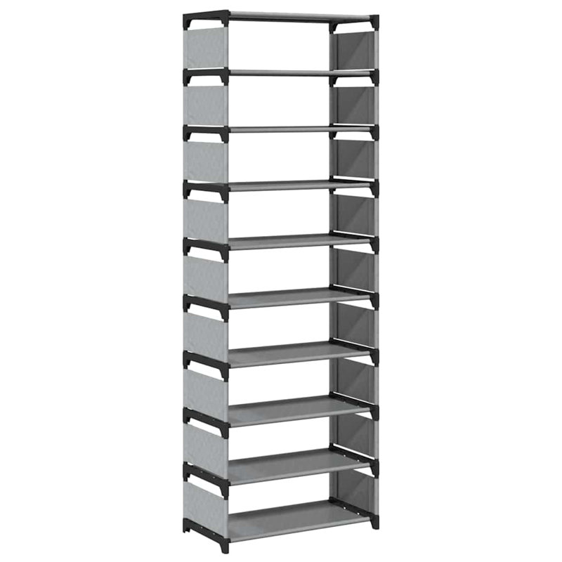 18 Pair Shoe Rack, 158cm H x 54cm W x 28cm D