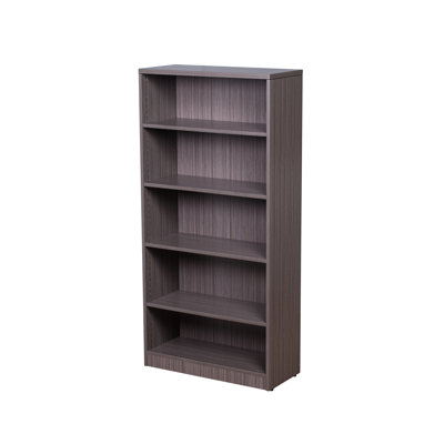 31"W x14"D x 65.5"H Five Shelf Bookcase