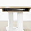 Expandable Oval Dining Table, 59X43 Inch For Kitchen, Removable Leaf, Solid Base, White Table , With Material, Finish