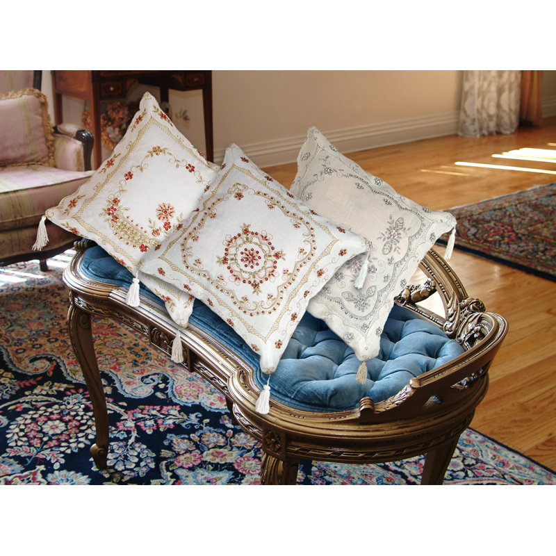 Housse de coussin fleur