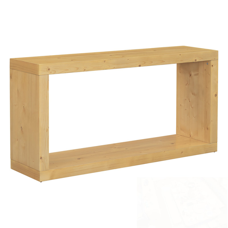 Bois en bois avec tablette inférieure