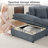 82.7” W Oversized Down-Filled 3-Seater Modular Sofa With Ottoman-1294044775