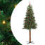 Slim Christmas Tree PVC and Solid Pine wood-306120859-306120862