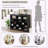 24-Cubby Modern Shoe Cabinet with Curved Base-1699570118