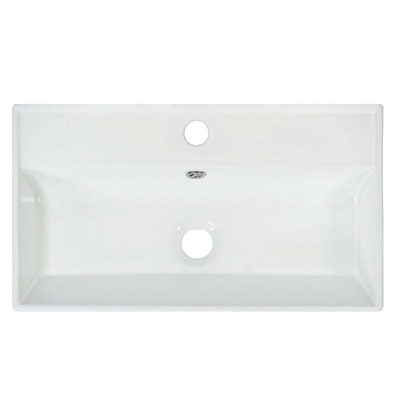 Lavabo de salle de bain, lavabo rectangulaire élégant