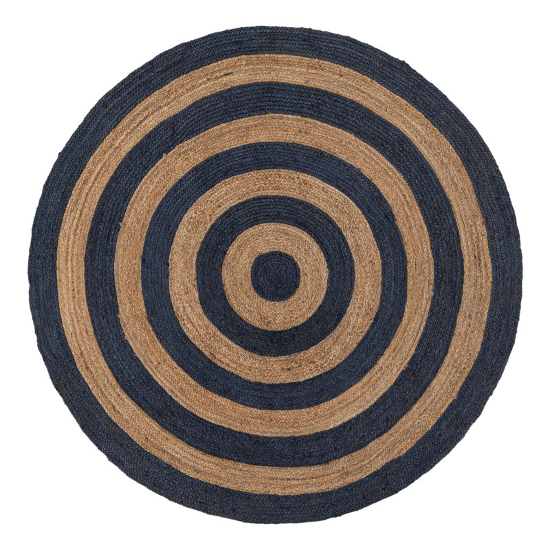 Morane Striped Indoor Rug, Round 7'1"