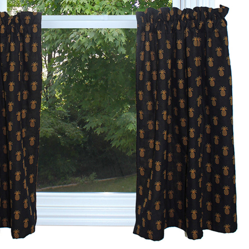 Geometric Ruffled Window Valance