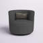 Fauteuil demi-tonneau en polyester 36,6 po Dreketi