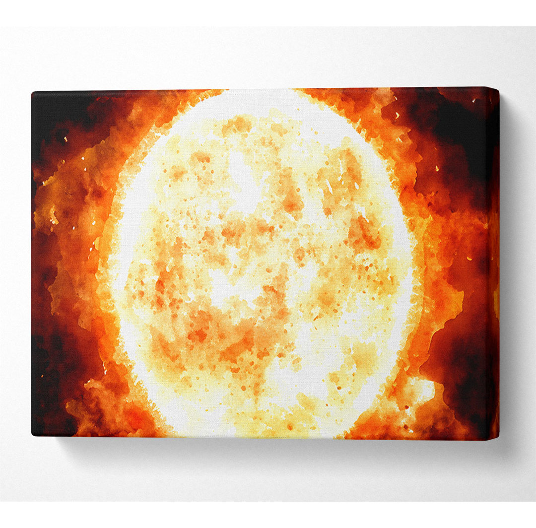 Sun 3 - Kunstdrucke auf Leinwand - Wrapped Canvas