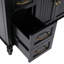 [Vidéo] Meuble-lavabo de 36 po avec lavabo, armoire de salle de bain avec tiroirs, cadre solide et panneau de fibres à densité moyenne, un paquet, noir (même SKU: N725P195410B)-1528638271